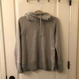Calvin Klein Gray Mock Neck Sweatshirt